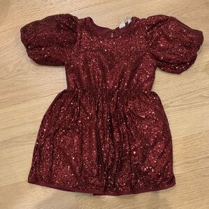 H&M Kids Formal Dress in Sparkling Burgundy